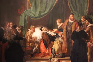 Das Sterbebett von Wilhelm von Oranien